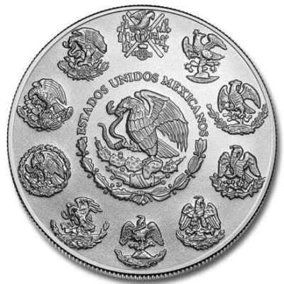Mexic Libertad - Forțele naturii - Foc - 1 oz - Monedă de colecție din argint