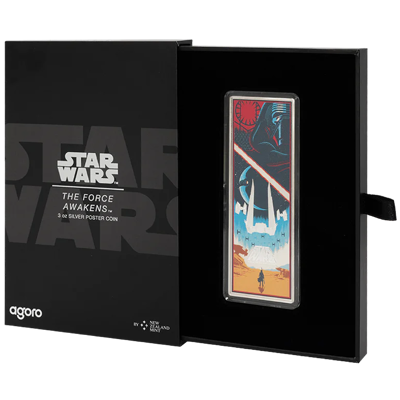 Star Wars: The Force Awakens - Monedă de colecție din argint de 3 oz