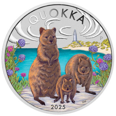Quokka australian (2025) - 1 Oz - Monedă de colecție din argint