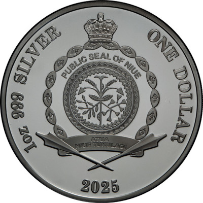 Alien Abduction (2025) - 1 Oz - Monedă de colecție din argint