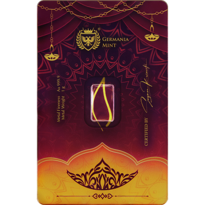 Germania Mint Diwali - 1g - lingou de aur pentru investiții