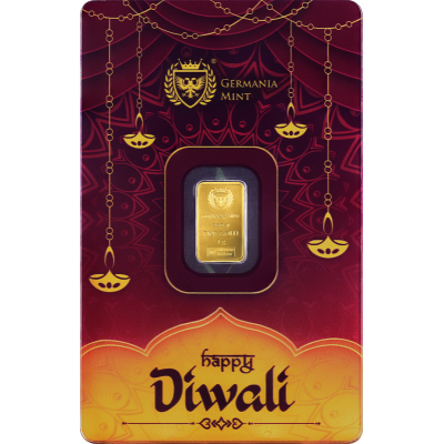 Germania Mint Diwali - 1g - lingou de aur pentru investiții
