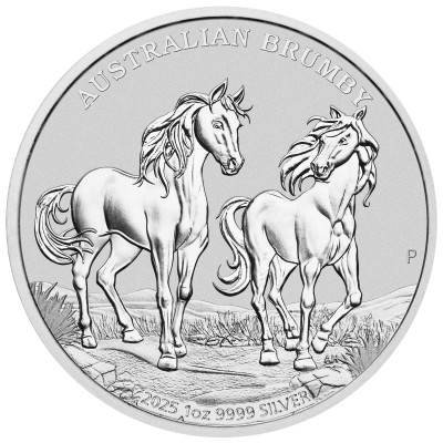 Australian Brumby (2025) - 1 Oz - Monedă de argint pentru investiții (livrare 10.9.2025)