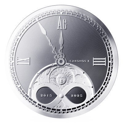 Chronos (2025) - 1 Oz - Monedă de investiție din argint (livrarea 18.9.2025)