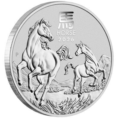 Lunar Horse (2026) - 1 Oz - monedă de argint pentru investiții