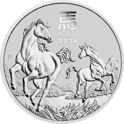 Lunar Horse (2026) - 1KG - monedă de investiții din argint