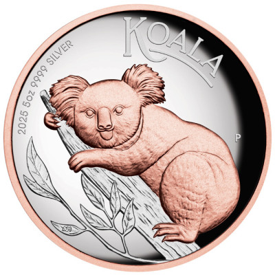 Australian Koala (2025) - 5 Oz Silver Collector Coin (livrare 25.9.2025)