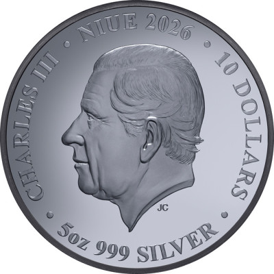 Triple Lunar Horse (2026) -5 Oz argint dovada colector monedă