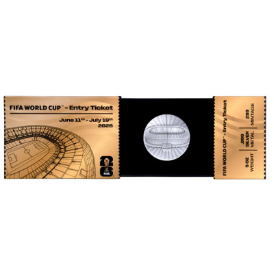 Stadion - 5 Oz - Monedă de colecție din argint (livrare 23.10.2025)