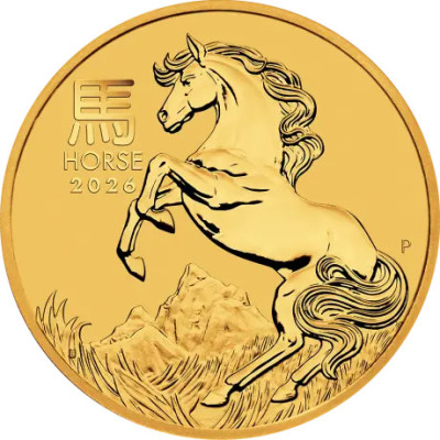 Lunar Horse (2026) - 1 Oz - monedă de aur pentru investiții