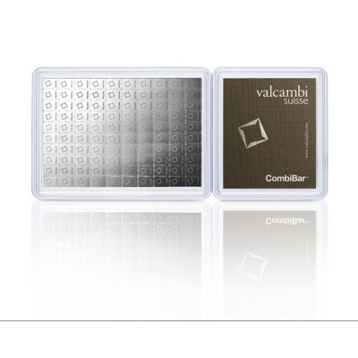 Valcambi Combi Bar 100x1g - Investiční stříbrný slitek