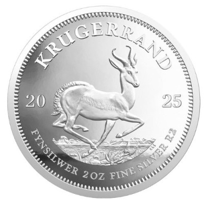 Krugerrand (2025) - 2 Oz - monedă de colecție din argint proof