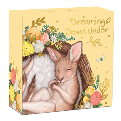 Baby Kangaroo (2021) - 1/2 Oz - Monedă de colecție din argint