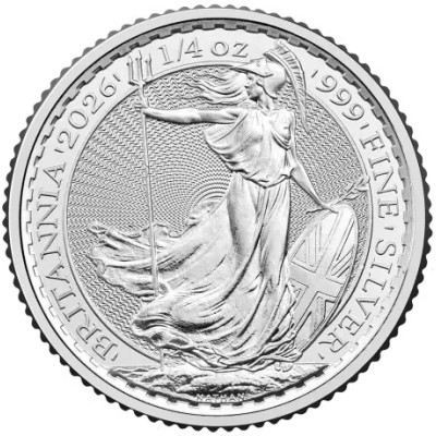 Britannia (2026) - 1/4 Oz - Monedă de argint pentru investiții