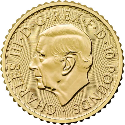 Britannia (2026) - 1/10 Oz - monedă de aur pentru investiții