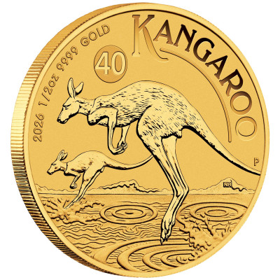 Cangur australian (2026) - 1/2 Oz - monedă de investiții din aur