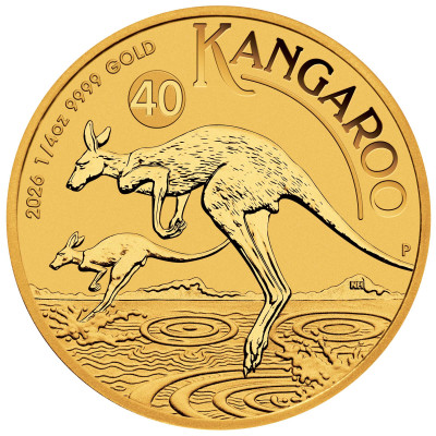 Cangur australian (2026) - 1/4 Oz - monedă de investiții...