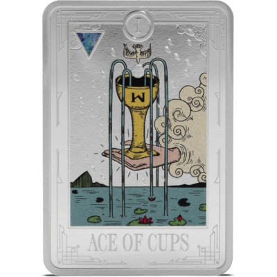 Tarot I. - Asul Cupelor - 1 Oz - Monedă de colecție din...