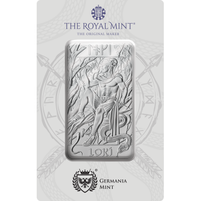 Nordic Gods - Loki - 10 Oz - lingou de argint pentru investiții