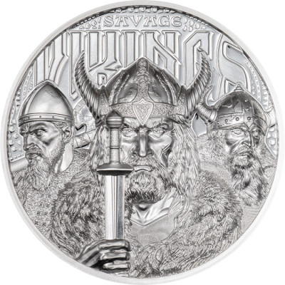 Wild Vikings - 1 Oz - Monedă de colecție din argint