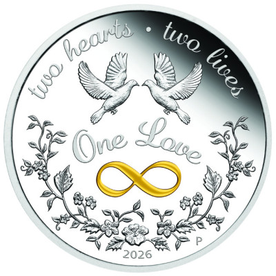 "One Love" 2026 - 1 Oz - Monedă din argint