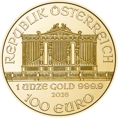 Wiener Philharmoniker (2026) - 1 Oz - monedă de investiții din aur
