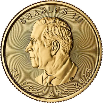 Maple Leaf (2026) - 1/2 Oz - Monedă de aur