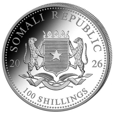 Elefant african (2026) - 1 oz - Monedă de argint pentru investiții