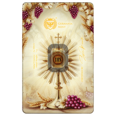 Germania Mint - 1g "First Holy Communion" II. - Gold Investment Bar