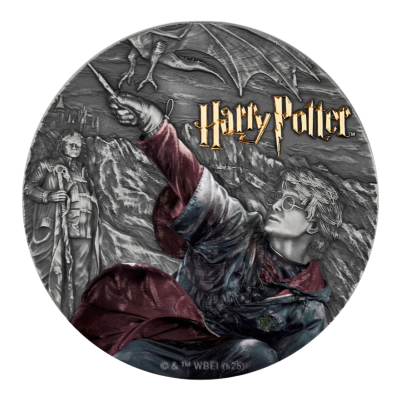 Harry Potter și Pocalul de Foc - Monedă de colecție din argint de 2 oz