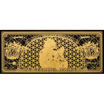 Santa Bucks Aurum - bancnotă din aur de 24k