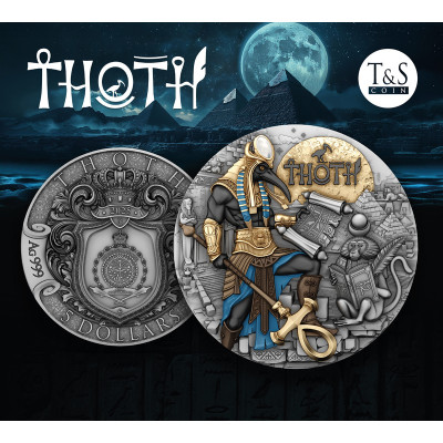 Thoth - 2 Oz - Silver Collector Coin
