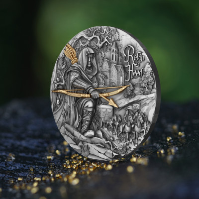 Robin Hood - 2 Oz - Silver Collector Coin
