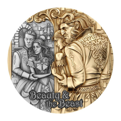 Frumoasa și Bestia - 2 Oz - Monedă de colecție din argint