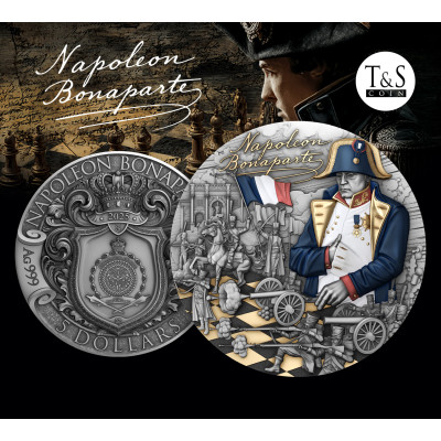 Napoleon Bonaparte - 2 Oz - Silver Collector Coin