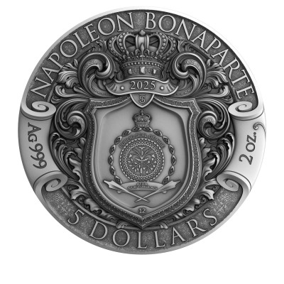 Napoleon Bonaparte - 2 Oz - Monedă de colecție din argint