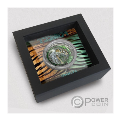 Tiger Other Life - 3 Oz - Monedă de colecție din argint