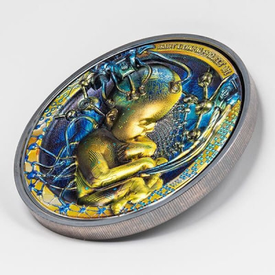 Baby Cyborg Revolution (2022) - Monedă de colecție 3 Oz Silver Proof