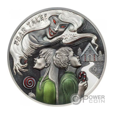 Hansel și Gretel (2021) - 2 Oz - Monedă de colecție din...