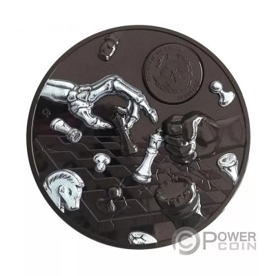 Dark Checkmate (2021) – 3 Oz – monedă de colecție din...