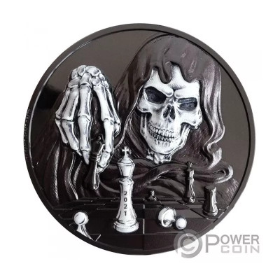 Dark Checkmate (2021) – 3 Oz – monedă de colecție din argint, tip proof