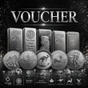 Voucher cadou pentru o reducere de 3% la achiziționarea de argint de investiție