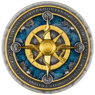 Compass Rose (2026) – 2 Oz – monedă de colecție din argint