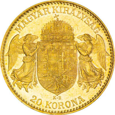 Ungaria 20 Corona – monedă de investiție din aur