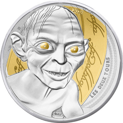 Stăpânul inelelor – Gollum – (2026) – monedă de colecție...