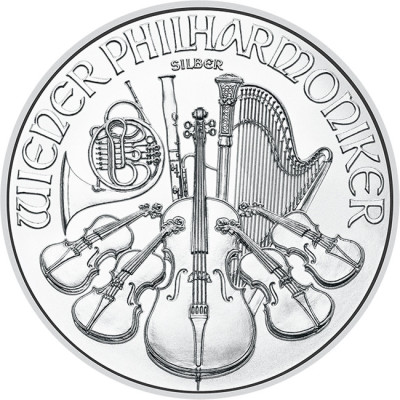 Wiener Philharmoniker  (diferite ediții) – 1 Oz – monedă de investiție din argint
